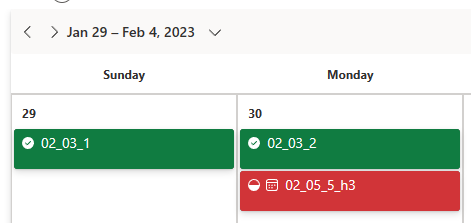 Planner显示有一项任务延期